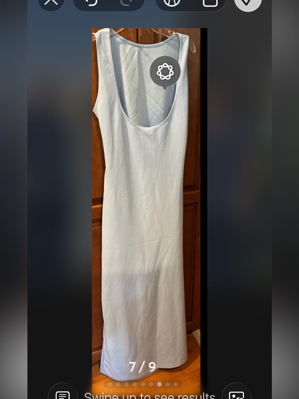 Cider long maxi dress size medium
